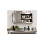 Sc Sonses Concept Paslanmaz Duvar Dolabı , Krom , Sürgü Kapaklı , 100X40X60