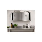 Sc Sonses Concept Paslanmaz Duvar Dolabı , Krom , Sürgü Kapaklı , 140X40X60