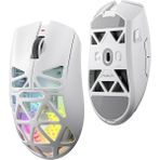 SC620 PAW3311 Sensör 12000 DPI 1000Hz Kablolu ve Kablosuz Gaming Oyuncu Mouse Beyaz