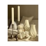 SCA CANDLE Büyük Vazo +Küçük Vazo +üçlü top model mum +Sevgililer model +şamdanlık mum 6'lı Set Modern Dekoratif Soy Mum