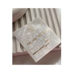 SCA KOZMETİK Beyaz Yaprak Desenli Su Transfer Su Tatto Tırnak Dövmesi Tırnak Tattoo Nail Art Tırnak Sticker
