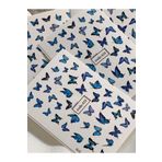 SCA KOZMETİK Mavi Kelebek Tırnak Dövmesi Tırnak Tattoo Nail Art Tırnak Sticker