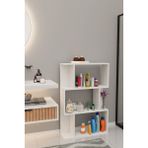 Scala 3 Raflı Banyo Dolabı Banyo Rafı Çok Amaçlı Dolap-Beyaz
