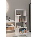Scala 4 Raflı Banyo Dolabı Banyo Rafı Çok Amaçlı Dolap-Beyaz