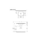 Scala Arch Tezgah Altı Lavabo Mat Kahve 55 cm - 1006-025-0125