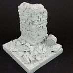 Scale Model World 1/35 1944 Almanya Köşe Bina Diorama Sahnesi