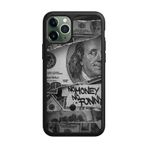 Scaleta Case Apple iPhone 11 Pro ile Uyumlu Money Tasarımlı Silikon Telefon Kılıfı, Siyah