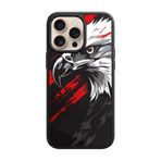 Scaleta Case Apple iPhone 15 Pro ile Uyumlu Beşiktaş Taraftar Tasarımlı Glossy Mat Siyah Silikon Telefon Kılıfı