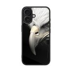 Scaleta Case Apple iPhone 16 Plus ile Uyumlu Beşiktaş Tasarımlı Glossy Mat Siyah Silikon Telefon Kılıfı
