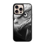 Scaleta Case iPhone 14 Pro ile Uyumlu Beşiktaş Tasarımlı Glossy Mat Siyah Silikon Telefon Kılıfı