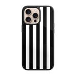 Scaleta Case iPhone 16 Pro Max ile Uyumlu Beşiktaş Tasarımlı Glossy Mat Silikon Telefon Kılıfı, Siyah-Beyaz
