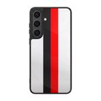 Scaleta Case Samsung Galaxy S25 FE ile Uyumlu Beşiktaş Taraftar Tasarımlı Glossy Mat Silikon Telefon Kılıfı, Siyah