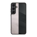 Scaleta Case Samsung Galaxy S25 FE ile Uyumlu Beşiktaş Tasarımlı Glossy Mat Silikon Telefon Kılıfı, Siyah-Beyaz