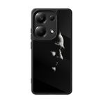 Scaleta Case Xiaomi Redmi Note 13 4G ile Uyumlu Atatürk Tasarımlı Glossy Mat Siyah Silikon Telefon Kılıfı