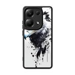 Scaleta Case Xiaomi Redmi Note 13 4G ile Uyumlu Beşiktaş Tasarımlı Glossy Mat Silikon Telefon Kılıfı, Siyah-Beyaz