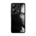 Scaleta Case Xiaomi Redmi Note 13 Pro 4G ile Uyumlu Atatürk Tasarımlı Glossy Mat Siyah Silikon Telefon Kılıfı