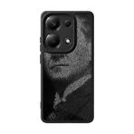 Scaleta Case Xiaomi Redmi Note 13 Pro 4G ile Uyumlu Atatürk Tasarımlı Mat Silikon Telefon Kılıfı, Siyah