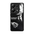 Scaleta Case Xiaomi Redmi Note 13 Pro 4G ile Uyumlu, Atatürk Tasarımlı, Silikon, Siyah