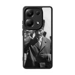 Scaleta Case Xiaomi Redmi Note 13 Pro 4G ile Uyumlu Atatürk Tasarımlı Silikon Telefon Kılıfı, Siyah