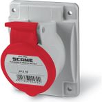 Scame IP44 4x16 A Makine Eğik Priz