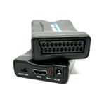 Scart Hdmı Kompozit Video Dönüştürücü + Ses Scart To Hdmi Çeviric