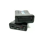 Scart Hdmı Kompozit Video Dönüştürücü + Ses Scart To Hdmi Çevirici Adaptörlü Pal/Ntsc / Secam