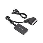 Scart To Hdmi 1080p Av Video Çevirici Dönüştürücü Adaptör ' Siyah