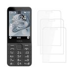 SCDIYEER [3 Adet] Ekran Koruyucu Nokia 220 4G 2024 (TA-1617) ile uyumludur [Temperli Cam] [9H Sertlikli Cam]