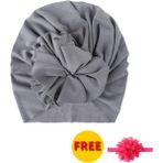 Scentu Çiçek Bebek Kız Kafa Bandı Kaput Kap Yumuşak Pamuklu Çocuklar Türban Yürümeye Başlayan Saç Bandı Bantlar Kızlar Için Bebek Saç Aksesuarları (Yurt Dışından) - Renkli