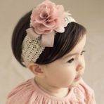 Scentu Çiçekler Bebek Bantlar Kızlar Için Elastik Bebek Bebek Türban Kafa Bandı Çocuk Çocuk Hairband Haarband Bebek Saç Aksesuarları (Yurt Dışından) - Renkli