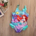 Scentu Çocuklar Bebekler Kız Denizkızı Kostüm Küçük Denizkızı Bikini Mayo Mayo 1-5y (Yurt Dışından) - Renkli