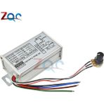 Scentu Dc 9-60V Pwm Dc Motor Hız Kontrol Cihazı Kademesiz 12V 24V 60V Max 20A Darbe Genişliği Modülatör Motor Hız Ayar Anahtarı (Yurt Dışından) - Siyah
