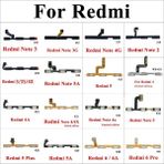 Scentu Ses Düğmesi Güç Anahtarı Açma Kapama Düğmesi Flex Kablo Xiaomi Redmi Için 3s 4A 5 Artı Not 2 5A 4 3 Pro Special Edition 4x Global (Yurt Dışından)