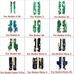 Scentu USB Şarj Portu Kurulu Fiş Flex Kablo Konnektör Parçaları Için Mikrofon ile Xiaomi Redmi Not 3g 4g 3 3s 4 4A 4x Pro 2 2A Gloal (Yurt Dışından)