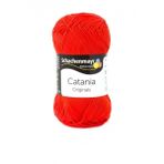 Schachenmayr Catania Pamuk Amigurumi El Örgü Ipi Ipliği Yünü - 390 Kırmızı