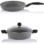 Schafer 28 cm Granit Karnıyarık Tencere ve Tava Seti