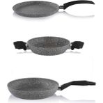Schafer 28 cm Granit Tava 22 cm Sahan ve Krep Tavası