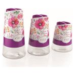Schafer 3 Boy Nesting Kavanoz Takımı Mor