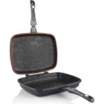 Schafer 32 cm Double Kare Grıllpan Tava