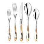 Schafer 900G 90 Parça Gold Çatal Kaşık Bıçak Takımı