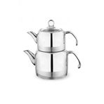 Schafer Ada Metal Caydanlik Takimi Orta Boy 4 Parca Inox 1S002-15001-Inx02
