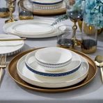 Schafer Adel Gold Self 56 Parça Yemek Takımı