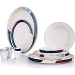 Schafer Adel Motif Platin-02 56 Parça Yemek Takımı