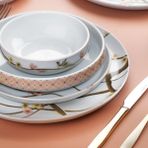Schafer Arty 24 Parça Pembe Yemek Takımı