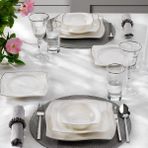 Schafer Bety Platin 48 Parça Yemek Takımı