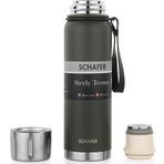 Schafer Çelik Termos 750 Ml Yeşil Renk