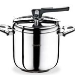 Schafer Classic 9 lt Siyah Inox Düdüklü Tencere