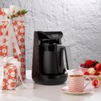 Schafer Coffee Point Siyah/Gri Türk Kahve Makinesi Aroma Uyumlu Mükemmel Kahve Deneyimi - Türk Kahvesi