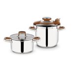 Schafer Compact Natur Set 2'li 4.5 ve 7 lt Düdüklü Tencere