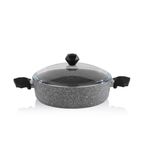 Schafer Cory Y.Y 24 cm Gri Basık Tencere
